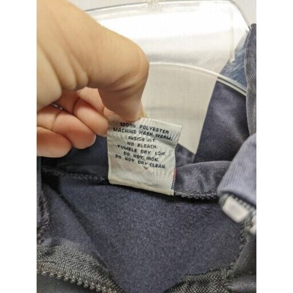 Olympic Committee Full Zip Jacket 2XL Black US Team Warm Up Track Made in USA - Picture 7 of 8